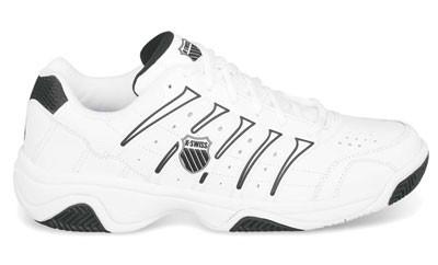 K-Swiss Mens Grancourt II Tennis Shoes- White/Black
